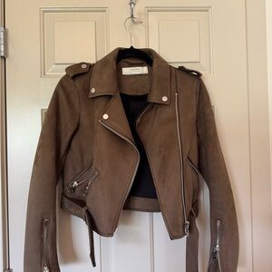 Zara Brown Leather Jacket